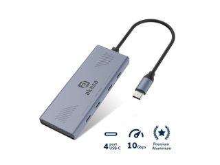 Akasa 4 Portos USB-C Hub