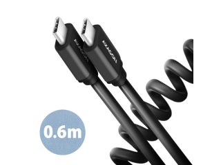 Axagon Twister USB-C Kábel 0,6 m