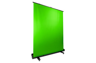 Streamplify Screen Lift Green Screen - Streaming Zöld háttér - 200 x 150 cm teleszkóppal