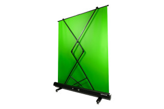 Streamplify Screen Lift Green Screen - Streaming Zöld háttér - 200 x 150 cm teleszkóppal