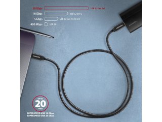 Axagon SPEED+ USB-C Kábel
