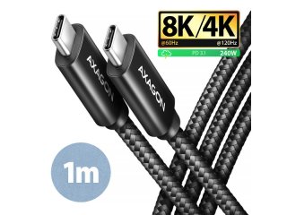 Axagon NewGEN+ USB-C Kábel 1m