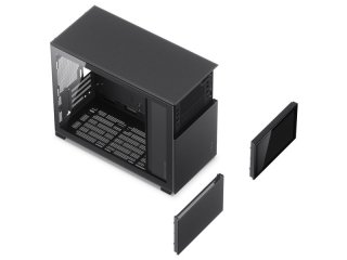 Jonsbo D31 STD Kijelzős mATX Ház - Fekete