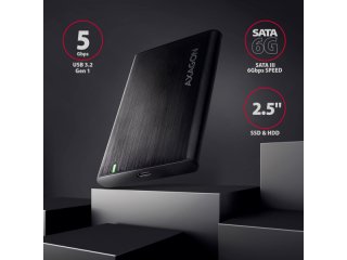 Axagon EE25-A6C Külső Ház