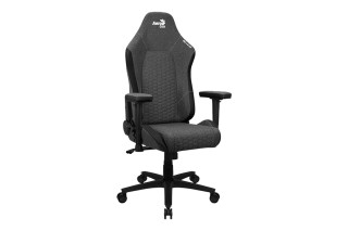 Aerocool CROWN - AeroWeave Ash Black - Sötétszürke - Gamer Szék