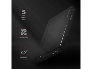 Axagon EE25-XA6 Külső HDD/SSD ház