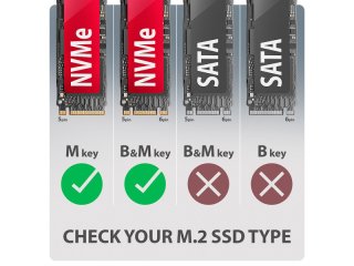 Axagon EEM2-20G SSD Ház