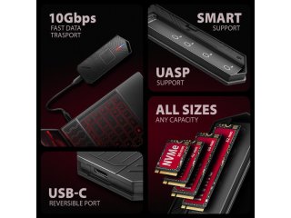 Axagon EEM2-GAM SSD ház
