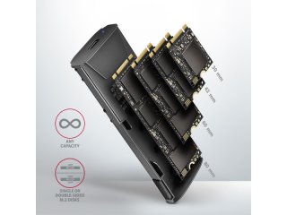 Axagon EEM2-GTS2 SSD ház