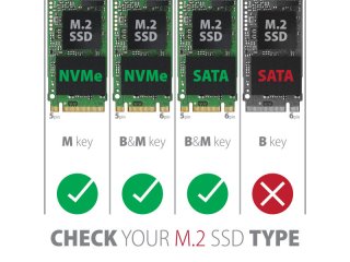 Axagon EEM2-GTS2 SSD ház