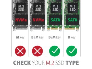 Axagon EEM2-SBC SSD ház