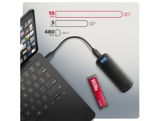 Axagon EEM2-SC SSD Ház