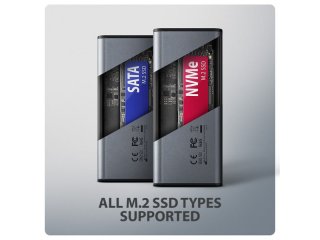 Axagon EEM2-SD2 SSD Ház
