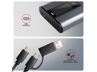 Axagon EEM2-SD2 SSD Ház