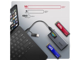 Axagon EEM2-SD2 SSD Ház