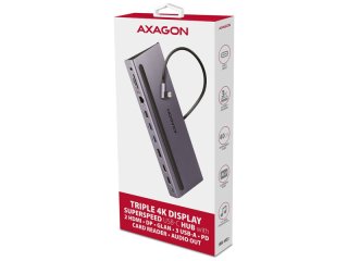 Axagon HMC-4KX3 USB-C Hub