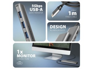 Axagon HMC-5H USB-C Hub