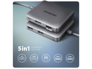 Axagon HMC-5HL USB-C Hub