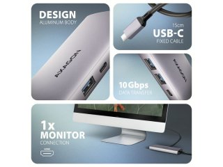 Axagon HMC-6G2L USB-C Hub