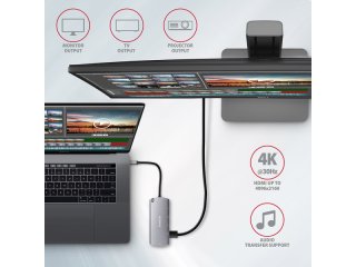 Axagon HMC-6M2 6in1 USB-C Hub