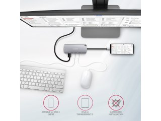 Axagon HMC-6M2 6in1 USB-C Hub