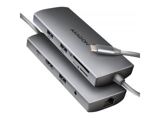 Axagon HMC-8HLSA USB-C Hub