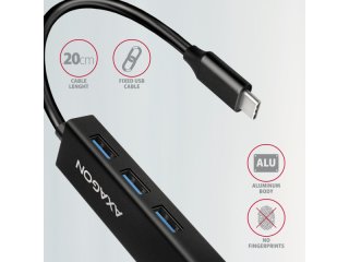 Axagon HMC-GL3A USB-C Hub