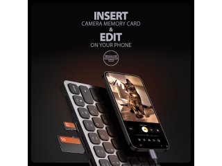 Axagon HMC-KB-HU Billentyűzet és Hub