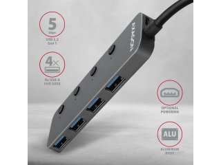 Axagon HUE-MSA USB Hub