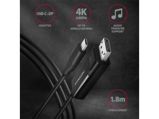 Axagon RVC-DPC USB-C - DisplayPort Kábel