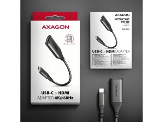 Axagon RVC-HI2M USB-C - HDMI Adapter