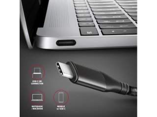 Axagon RVC-HI2MC USB-C - HDMI Adapterkábel 1.8m
