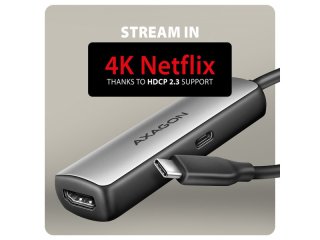 Axagon RVC-HI8KPD USB-C - HDMI Adapter