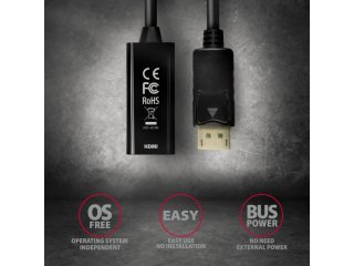 Axagon RVD-HI14N DP-HDMI Adapter