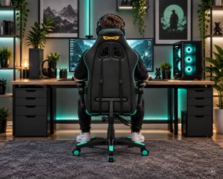 BANDIT Nova Gamer szék Fekete/Menta