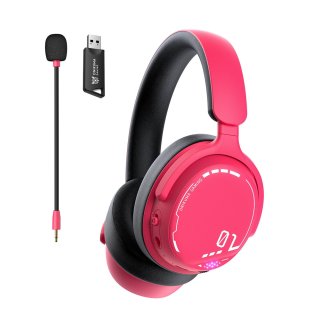 Onikuma GT886 Tri-Mode Vezeték Nélküli Gamer Headset - Pink