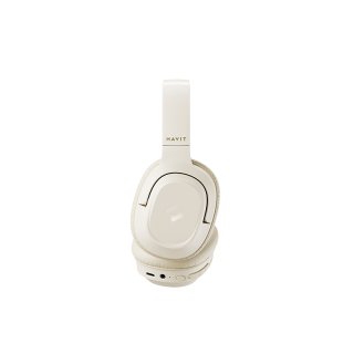 Havit H612BT PRO Vezeték nélküli Bluetooth fejhallgató - Bézs