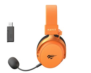 Havit H2015 Pro Five-Mode Vezeték Nélküli Gamer Headset - Narancssárga
