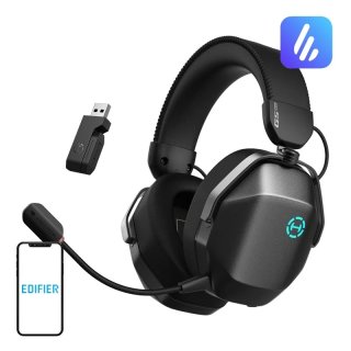 EDIFIER HECATE G5 Max Quad-Mode Vezeték Nélküli Gamer Fejhallgató - Fekete