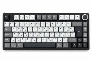 AULA F75 HE MAGYAR Tri-Mode Magnetic Switch Mechanikus Gamer Billentyűzet - Fekete-Szürke-Fehér