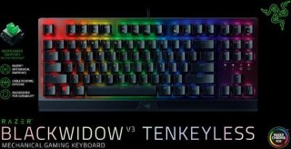 Razer BlackWidow V3 Tenkeyless Green Switch Gamer Billentyűzet - Angol kiosztás