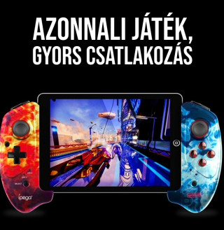 iPega PG-9083B - Vezeték Nélküli Kontroller - Okostelefon-Tartóval