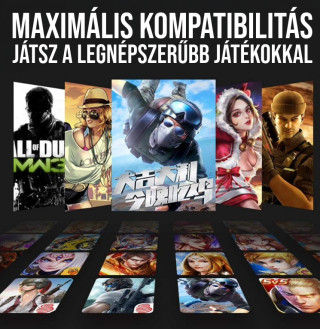 iPega PG-9083B - Vezeték Nélküli Kontroller - Okostelefon-Tartóval