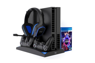 iPega PG-P4009 - Fekete - PS4 Multifunkcionális Állvány