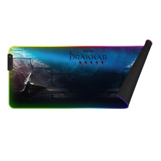Konix - DRAKKAR Hetland RGB XL Gamer Egérpad - színes