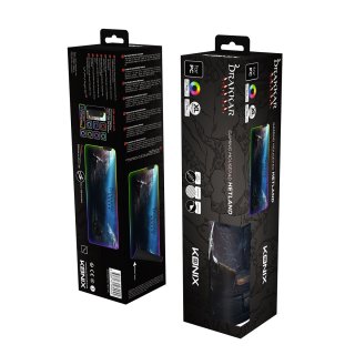 Konix - DRAKKAR Hetland RGB XL Gamer Egérpad - színes