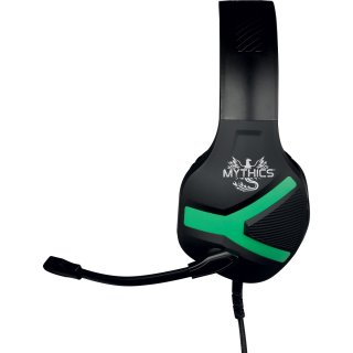 Konix MYTHICS Xbox One Nemesis Fejhallgató - Fekete-Zöld