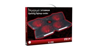 KONIX - DRAKKAR Stormur Notebook Hűtőpad - Fekete - 3 év garancia