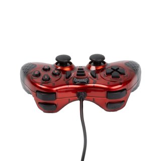 KONIX - DRAKKAR PC Blood Axe Evo Vezetékes kontroller - Piros