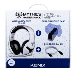KONIX - MYTHICS PS5 Gamer csomag - Fehér